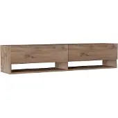 Skye Decor , Arges - Sapphire Oak, meuble TV, chêne saphir, 100 % PANNEAUX ESPAGNOLS MELAMINÉS, 141 x 30 x 31 cm