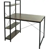 Mendler Bureau avec étagère -K81