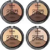 Nyx 3 Steps To Sculpt palette contouring teinte 01 Fair 15 g