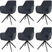 MCW Chaise de salle à manger -L79 (lot de 6)