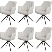 MCW Chaise de salle à manger -L80 (lot de 6)