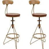 Mendler Tabouret de bar -N18 (lot de 2)