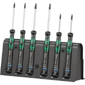 Wera 2052/6 Kraftform Micro Screwdriver Set 6 Pieces Noir