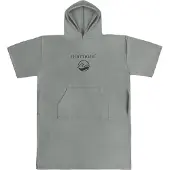 Normani Peignoir court 'Siargao' gris / noir