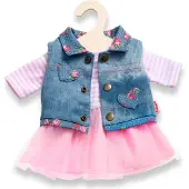Heless Robe en tulle avec gilet en jean