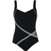 Sunflair Maillot de bain noir / blanc