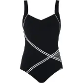 Sunflair Maillot de bain noir / blanc