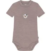 Normani Barboteuse / body 'Tihoi' rose / blanc