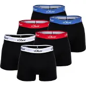 s.Oliver Boxers bleu / rouge feu / noir / blanc