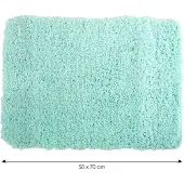 MSV Tapis de bain Microfibre 50x70cm Bleu