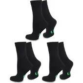 Normani Chaussettes vert fluo / noir