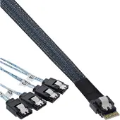 InLine Câble SAS interne (50 cm, SATA)