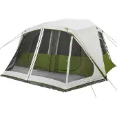 vidaXL Tente de camping avec LED 10 personnes bleue