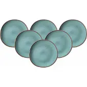 Villeroy & boch Assiette Petit-Déjeuner Villeroy & Boch Lave Glace 23 cm (Lot de 6)