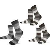 Normani Chaussettes écru / marron / gris / noir