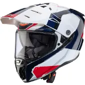 Caberg Tanami Scram, casque d aventure ,Blanc/Bleu/Rouge ,M
