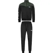 Lonsdale Survêtement 'Caution' vert / noir / blanc