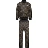 Benlee Art Deco Tracksuit Marron L Homme
