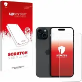 Upscreen Scratch Shield Protection (Apple iPhone 15), Téléphone portable : film de protection, Transparent