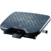 Q-CONNECT KF17983 Repose-pieds, surface en caoutchouc, plastique, noir