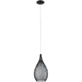Eglo 92252 Razoni Lampe à suspendre E27 acier noir blanc