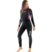 Seac Combinaison de Plongée - Relax Dame 2,2 mm - Noir/Rose - - M - Medium - Combinaison de Plongée