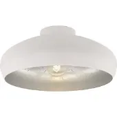Eglo Plafonnier MOGANO blanc et argenté