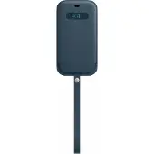 Apple Sacoche en cuir MagSafe iPhone 12 Pro Max - Baltic Blue