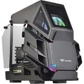Thermaltake AH T200 - Tour - micro ATX - panneau latéral avec fenêtre (verre trempé)