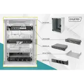Digitus DN-10-SET-2 Kit réseau 10", 9 UH, (L)312 x (P)300 mm