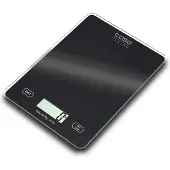 Caso Échelle de cuisine Slim Poids maximum (capacité) 5 kg, Graduation 1 g, Noir, Balance, Noir