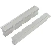 VAR Set Of 2 Aluminium Jaws For Bench Vise Workstand Gris 150 mm
