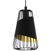 Eglo 49447 AUSTELL E27 Lampe à suspendre Ø165mm noir or