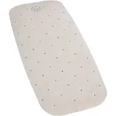 Maximex Tapis antidérapant pour baignoire en caoutchouc naturel 37 x 90 cm beige