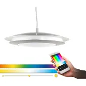 Eglo Lampe à suspension design Moneva-C Ø 48cm gris