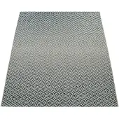 Paco Home Tapis plat d'intérieur et d'extérieur, motif géométrique scandinave en losanges, couleur grise, dimensions 120 x 170 cm
