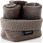Blomus Panier de Rangement Blomus Tela Taupe M