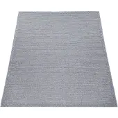 Paco Home Tapis d'intérieur et d'extérieur Tapis de balcon Tapis de cuisine Design moderne à bordures Beige Gris Dimensions 80 x 150 cm