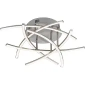 FISCHER&HONSEL GMBH Plafonnier chromé Cross TW Ø 55 cm