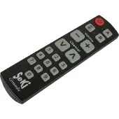Hapena Télécommande universelle Grande Couleur noire Télécommande universelle pour...