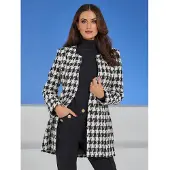 HEINE Blazer noir / blanc
