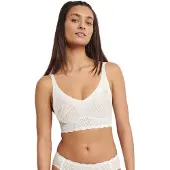 Sloggi Soutien-gorge 'ZERO Feel Bliss' gris foncé / blanc cassé