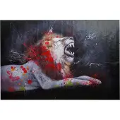 MCW Peinture à l'huile Lion -H25