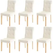 MCW Chaise de salle à manger -E58 (lot de 6)