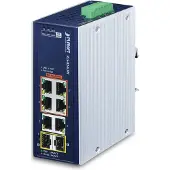 Planet Commutateur industriel GE 802.3at+ avec ports SFP