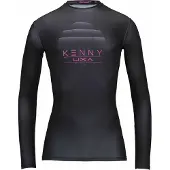 Kenny Femmes, Maillot de cyclisme, Charger Maillot de cyclisme manches longues (M), Noir, M