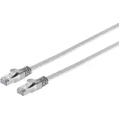S-Impuls RJ45 flat cable w.Cat.7 raw cable slim, grey, 7,5m (75517-SL)