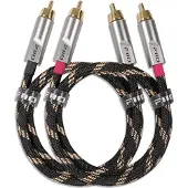 Fiio LR-RCA4L 150 cm Noir Câble audio Hi-Fi