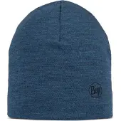 Buff Merino Midweight Beanie Bleu