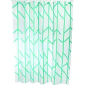 MSV Rideau de douche Polyester TREE 180x200cm QUALITE PREMIUM Turquoise